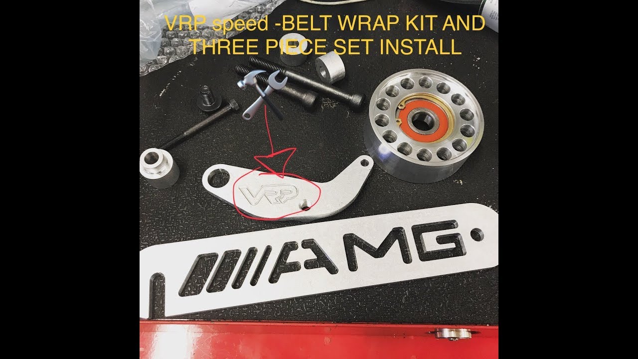 VRP SPEED BELT WRAP KIT AND 3 PIECE PULLEY SET FOR M113K 55K AMG YouTube