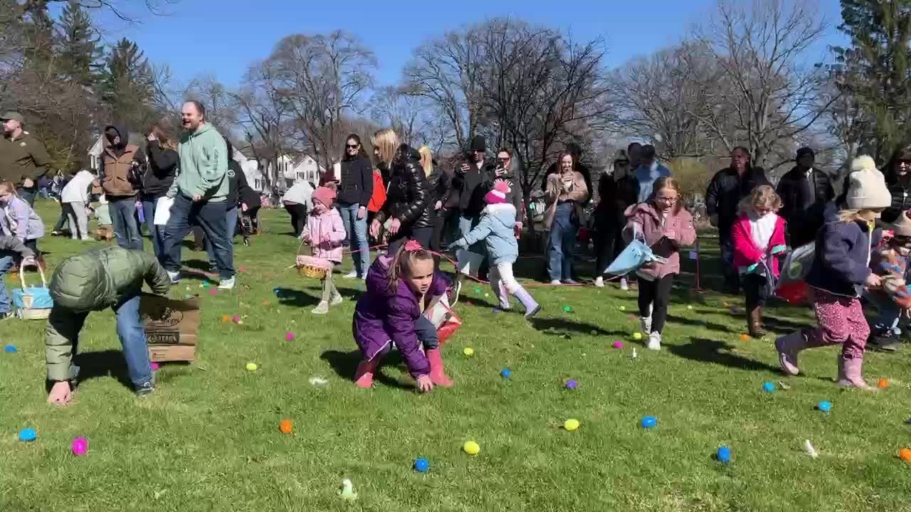 Video The 72nd annual Hoopes Park Easter Egg Hunt YouTube