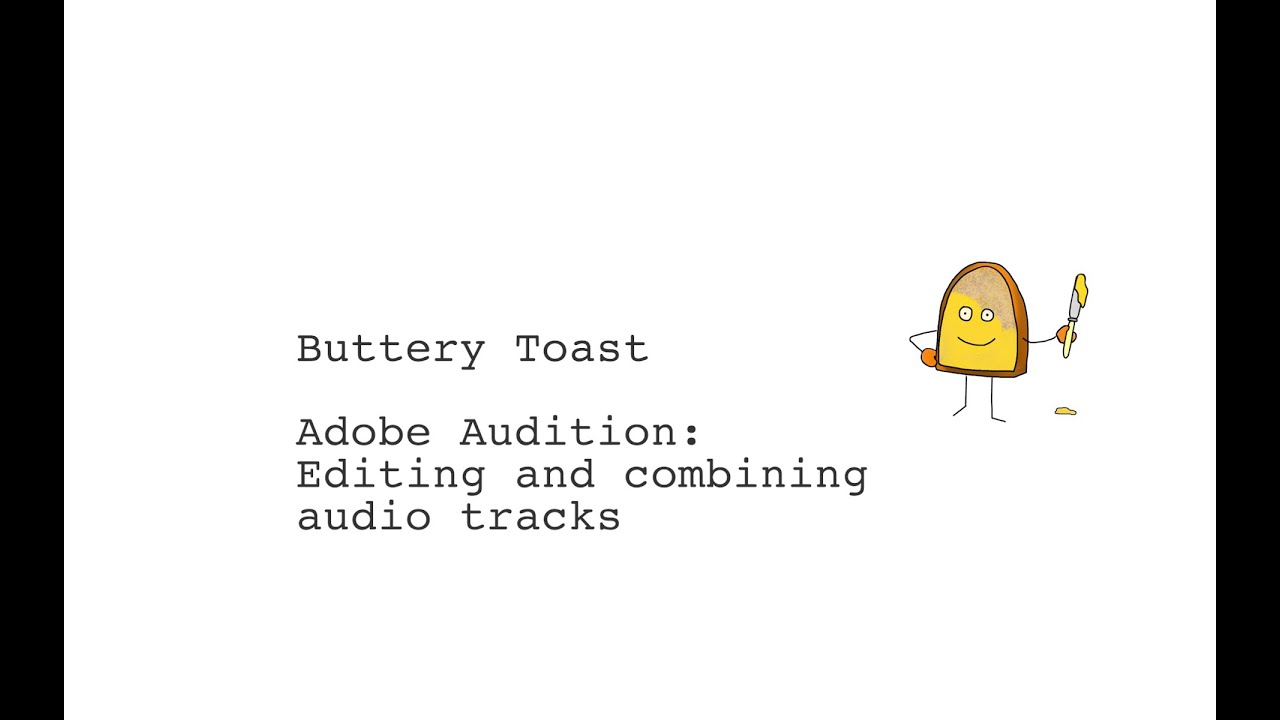Adobe Audition editing tutorial - YouTube