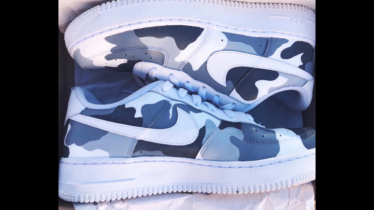 grey camo air force ones