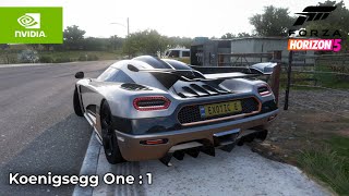 1341 HP - Koenigsegg One : 1 Test Drive Exhaust Sound || Forza Horizon 5 Realistic gameplay screenshot 3