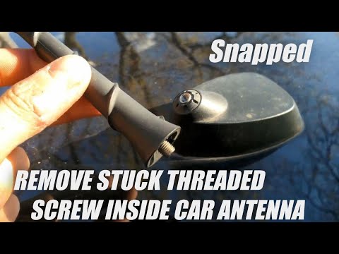 Repair Broken Car Antenna 📶 That Snapped Off