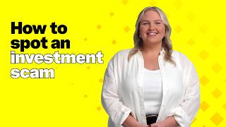 Help to spot an investment scam