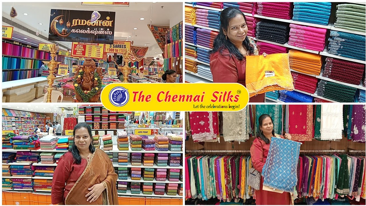 🔥Velachery Chennai silks Ramzan/Women's day/Space silk/Fendi Silk/Stone Work Designer Sarees/Group? 
