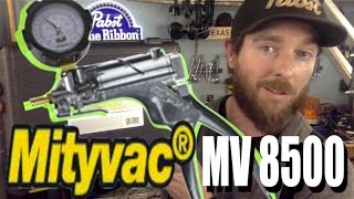 MityVac MV 8500 Overview  Vacuum Pump / Pressure Tester  New Tools