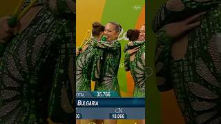 The reaction of 🇧🇬 gymnasts after the bronze medal. Which team will you support at #RHYWorlds2023?