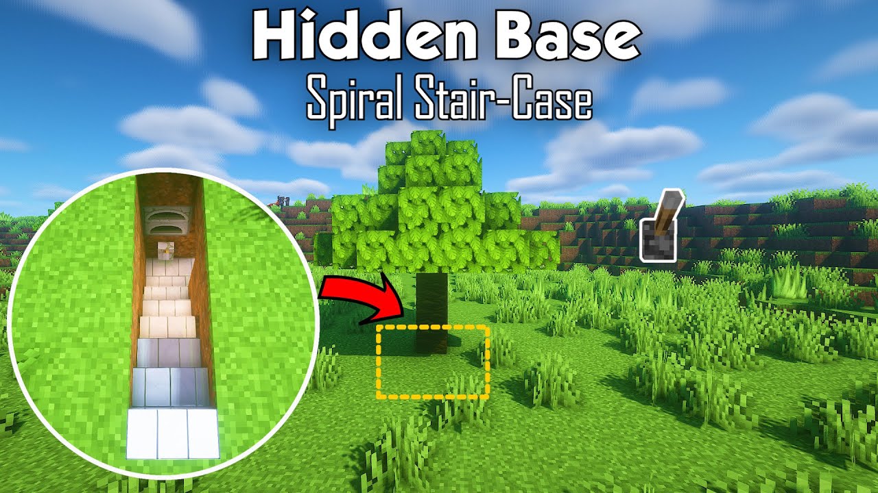 How to Make a Spiral Staircase in Minecraft - B+C Guides
