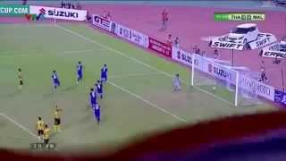 Thailand ไทย Vs Malaysia มาเลเซย 2-0 1St Leg Final Aff Suzuki Cup 2014