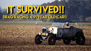 RACING A 91 YEAR OLD CAR!!  |The Harvest Drags 2021| 1930 Ford Model A