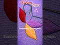 🌸Beautiful Fishbone Flower Embroidery Tutorial #shorts #stitch #art #embroidery #yt #success