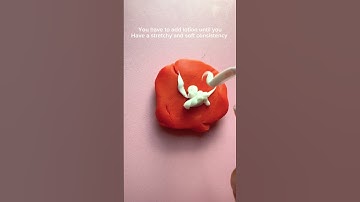 Play dough slime tutorial!! 🫶🏻🫶🏻 #diy #slime #orange #shorts