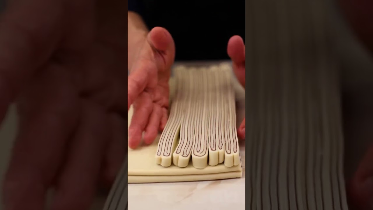 Chef Antonio Bachour's take on a modern pain au chocolat