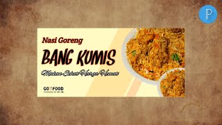 Cara Desain Banner atau Sepanduk Usaha Nasi Goreng - PixelLab