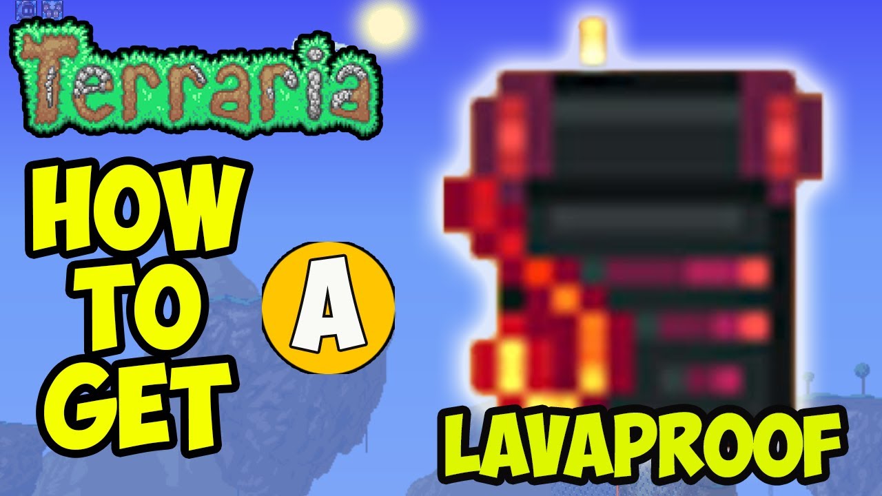 How to Make a LAVAPROOF TACKLE BAG in Terraria 1.4.4.9 (EASY) 