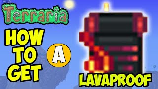 How to Make a LAVAPROOF TACKLE BAG in Terraria (EASY)
