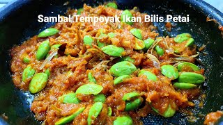 Sambal Tempoyak Ikan Bilis Petai Sedap tak cukup nasi sepinggan
