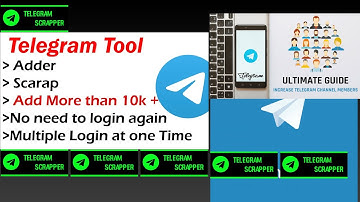 Telegram Scrapper and Member Adder pyrogram Script Updated April 2022 | username and userid adding