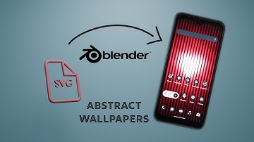 How To Create Abstract Wallpapers in Blender // Blender Tutorial