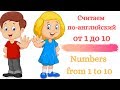 Считаем от 1 до 10 по английски  Counting from 1 to 10