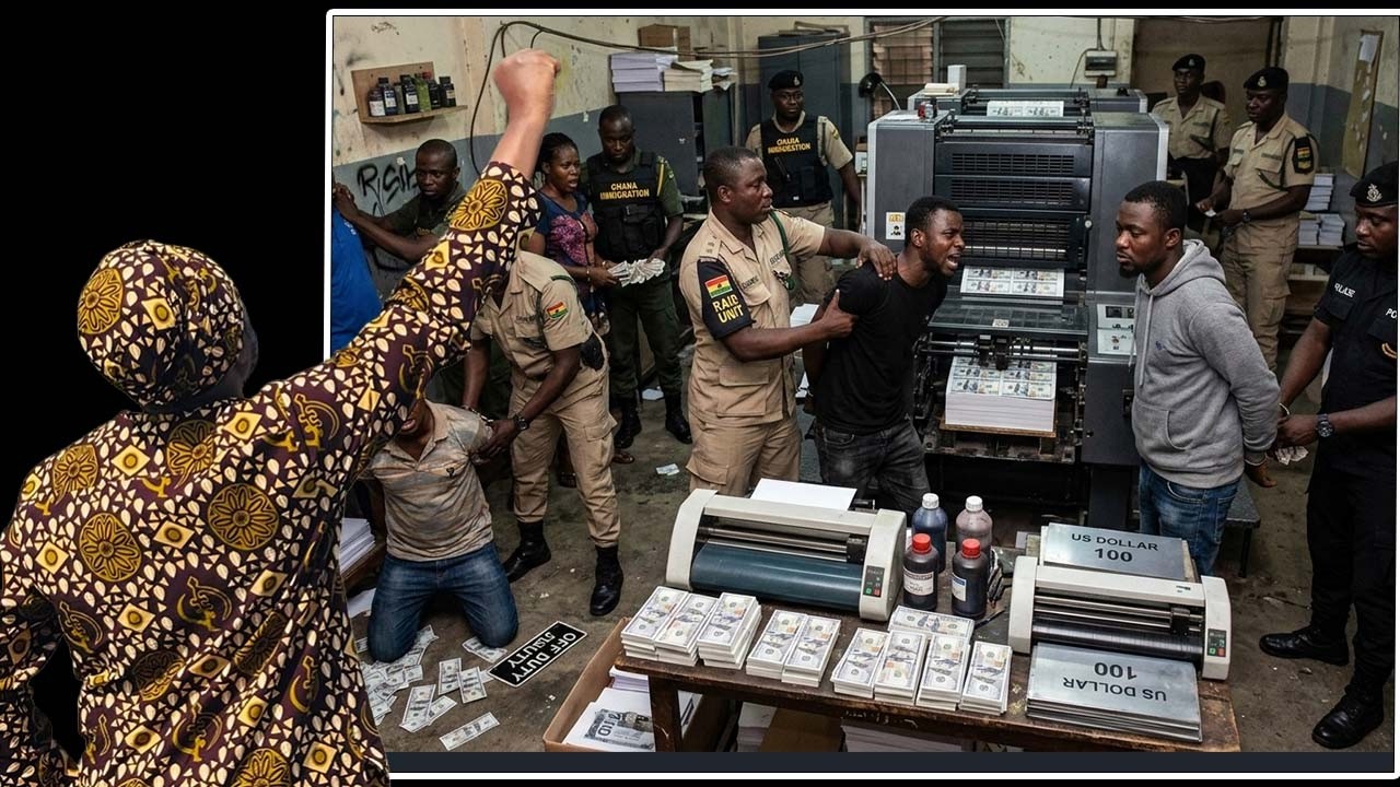 GHANA BUSTS FAKE DOLLAR PRINTING SYNDICATE