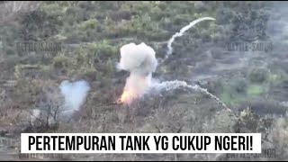 Video Jarak Dekat Tank Rusia Vs Tank Ukraina