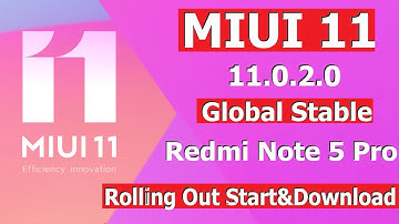 Redmi Note 5 Pro MIUI 11.0.2.0 Global Stable Update Rolling Out Start | Download Now
