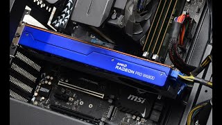 다양한 용도로 활용할 수 있는 전문가용 그래픽카드, AMD 라데온 PRO W6800 32GB