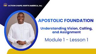 Class 1 Ministers in Training Understanding Vision, Calling and Assignment