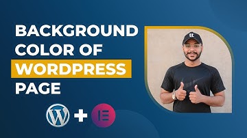 How to Change Background Color of the WordPress Page Using Elementor