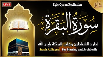 سورة البقرة كاملة لحفظ وتحصين المنزل وطرد الشياطين تلاوة عذبة هادئة - Surah Al Baqarah