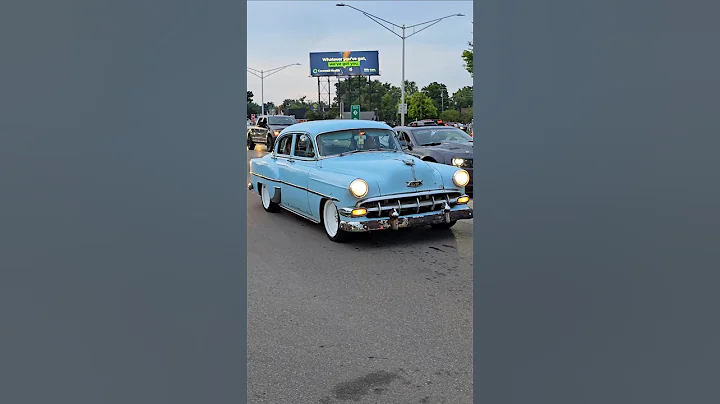 1954 Chevrolet Classic Car Drive By Engine Sound Woodward Dream Cruise 2025