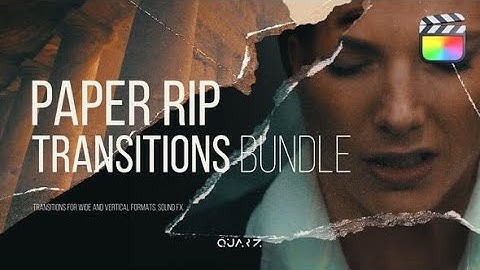 Paper Rip Transitions – Final Cut Pro Template
