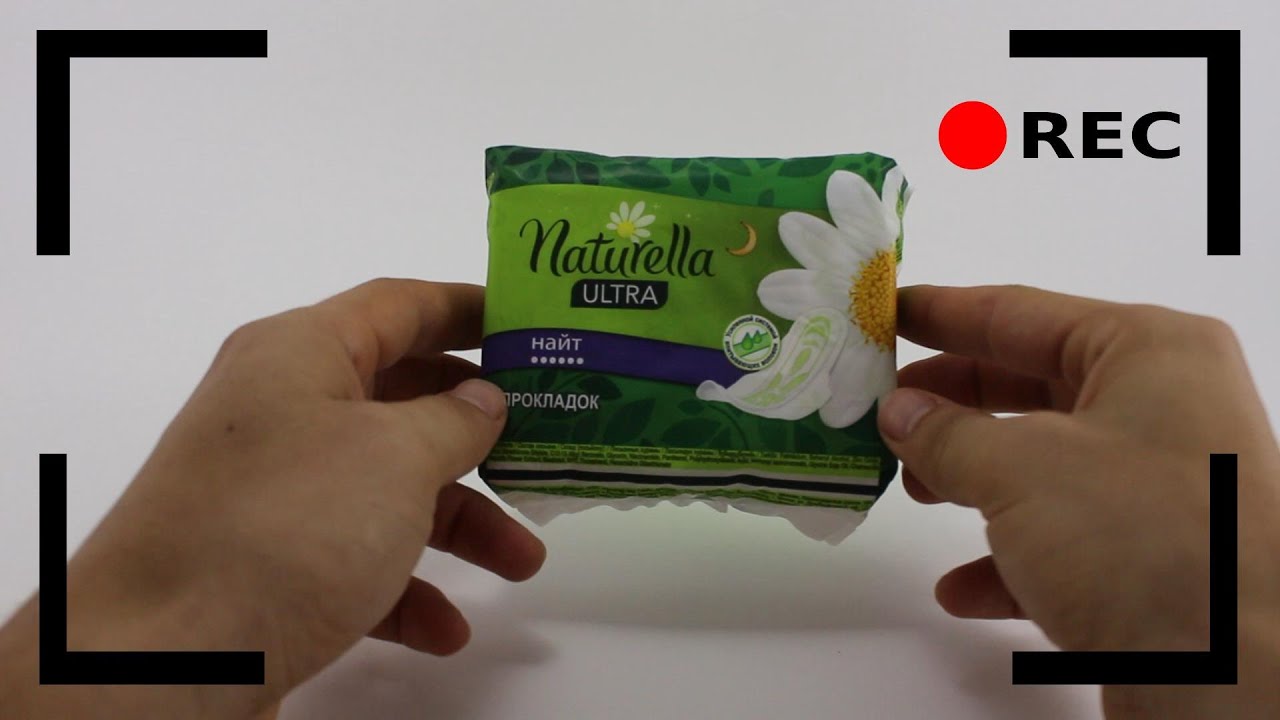 Сколько впитывает прокладка / Крах обзору / Naturella Ultra найт