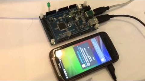 Arduino 柯博文老師 範例16-1  Arduino 與 Android 連接控制LED 開關 範例
