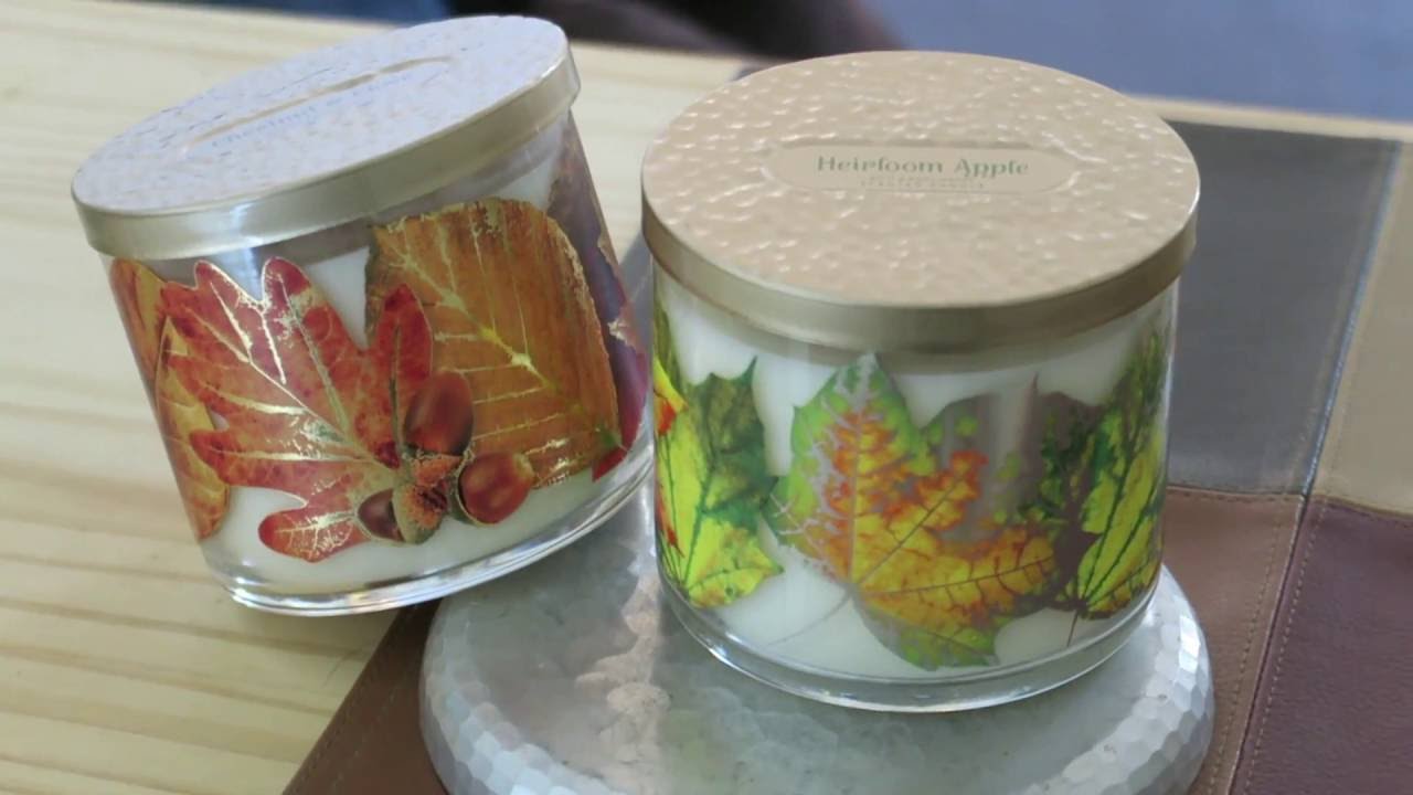 Heirloom Apple And Chestnut Clove Bath Body Works White