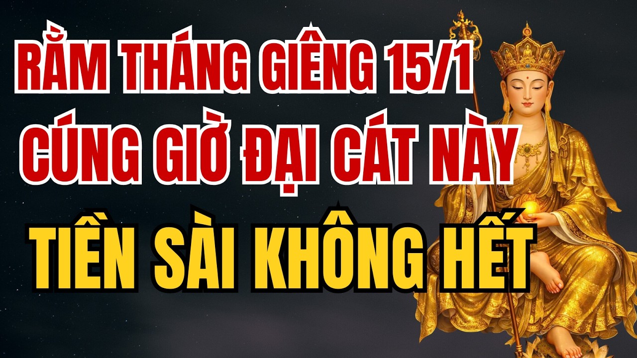 Rằm Tháng Giêng Cúng Giờ Đại Cát Này , Giàu Chóng Mặt | PHONG THỦY PHÚC LỘC