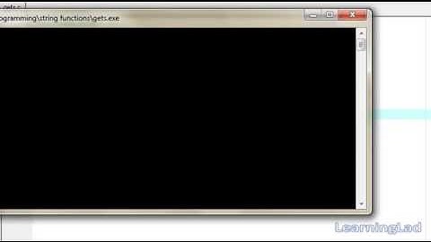 040  40   gets String Input Function in C Programming Language Video Tutorial