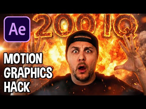 Here's a 200 IQ Motion Graphics Hack