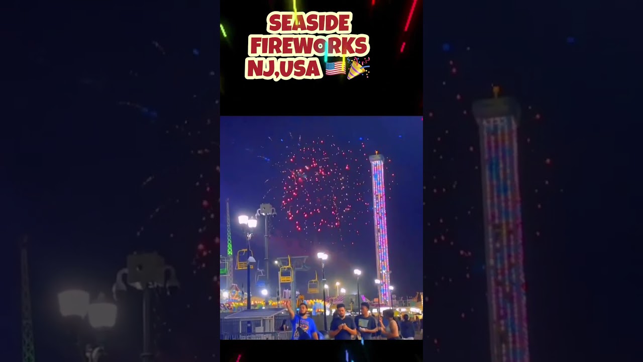 SEASIDE HEIGHTS BOARDWALK FIREWORKS NJ USA THE JERSEY SHORE ALMA seaside-heights-boardwalk-fireworks-nj-usa-the-jersey-shore-alma