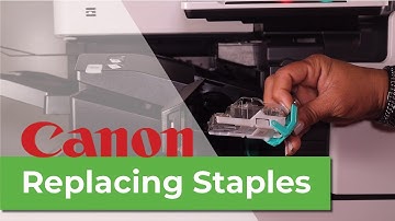 Replacing Staples in a Canon Copier