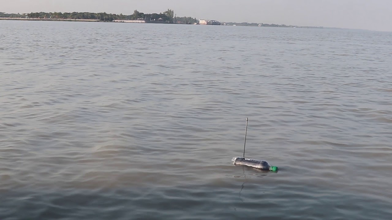 Argos satellite tracked plastic bottle