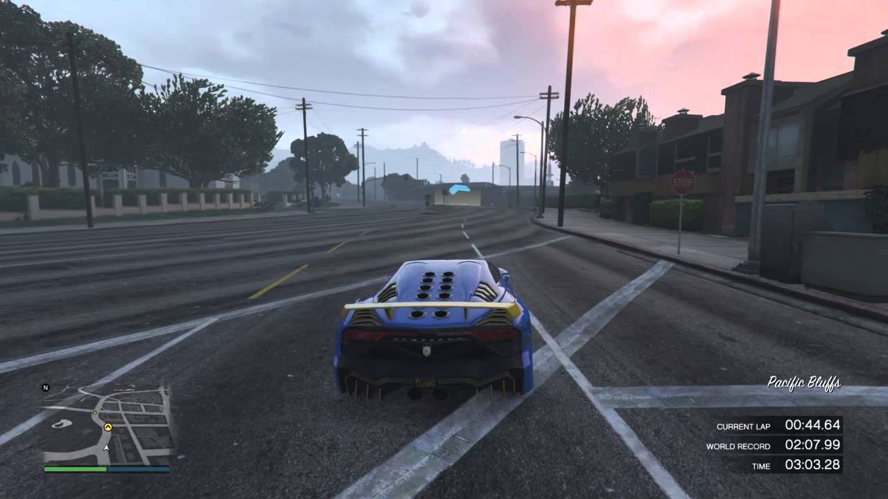 GTA 5 On The GOH 3 lap World Record 2:13/6:47 - YouTube