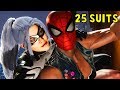 All Black Cat Cut Scenes in 25 Different Suits -The Heist DLC- Spider-Man PS4