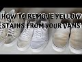 How To Remove Yellow Stains From Your Vans - TalaueTV