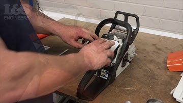 How to Change an Air Filter on a Stihl MS170C Chainsaw | L&S Engineers