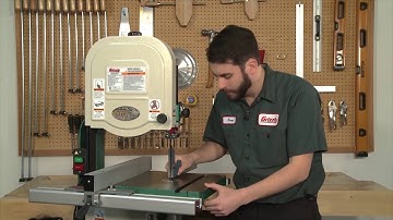 How to Align the Table on a G0555 Series Bandsaw