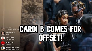 Cardi B BREAKS DOWN! MELTDOWN! GETS VERY EMOTIONAL! 🥲 12.15.2023