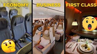 What Are The Differences Between Classes on Aeroplanes?