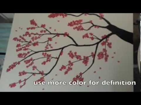 japanese tree painting