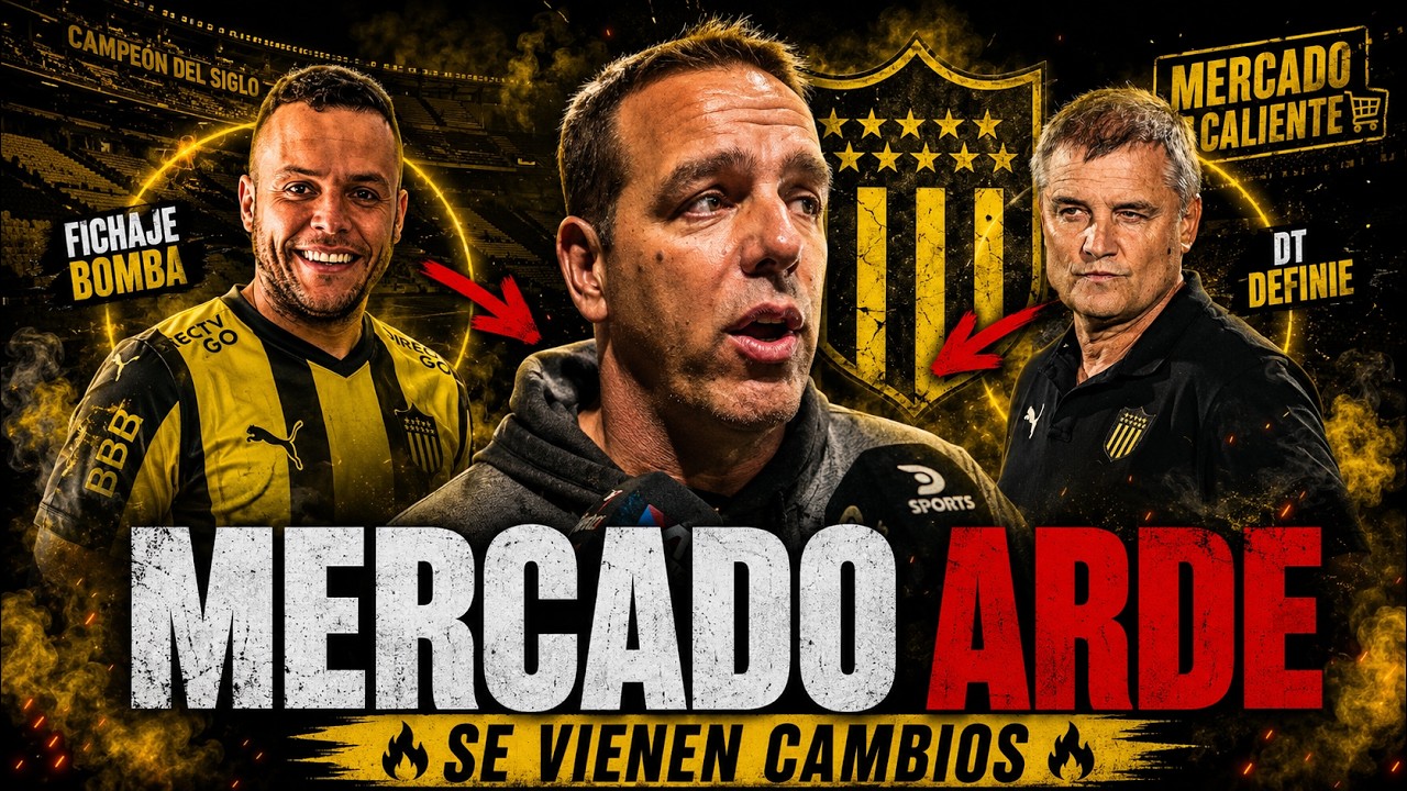 Peñarol prepara bombas: así se mueve el mercado aurinegro